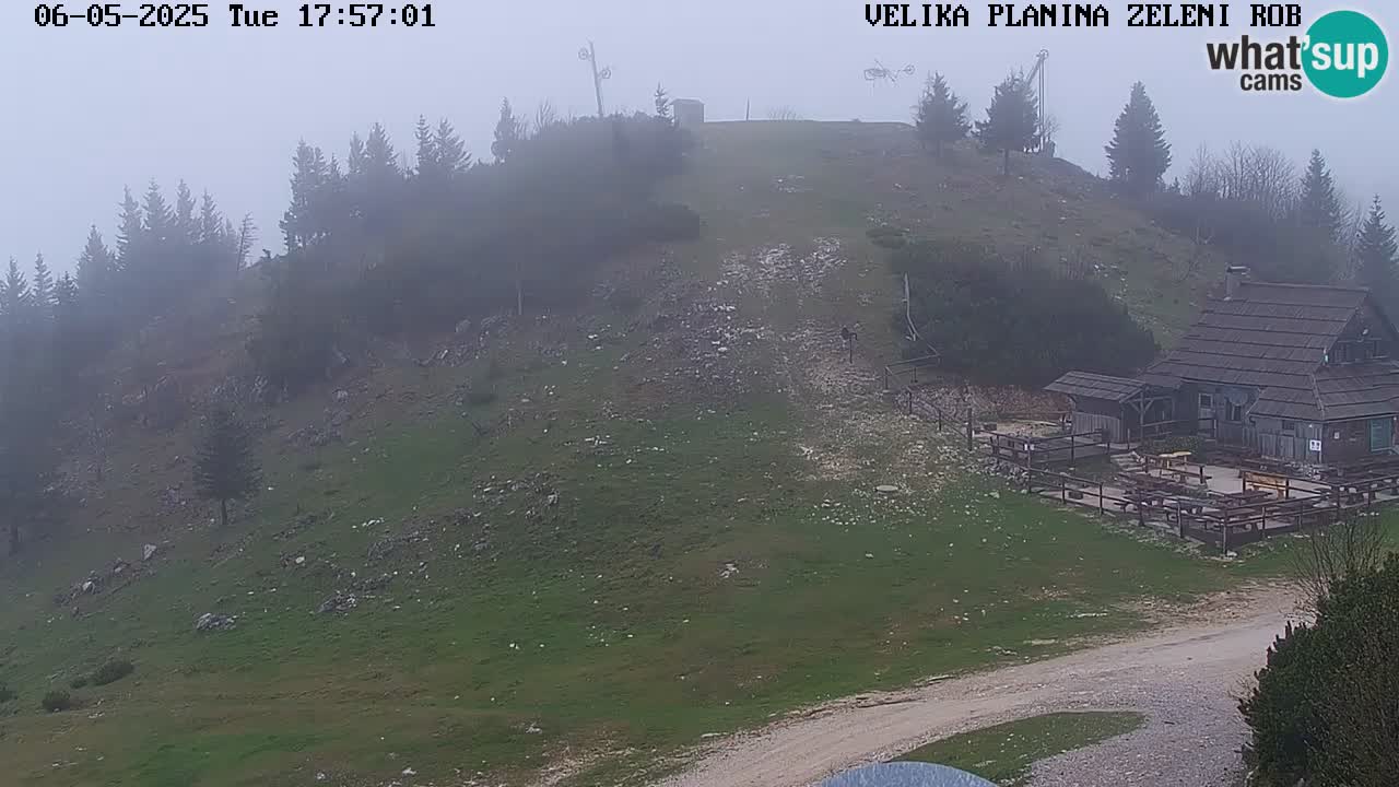 Zeleni Rob – Webcam live | Velika Planina