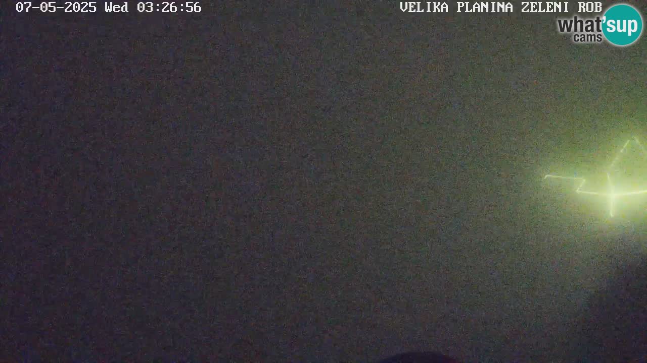 Zeleni Rob | Webcam en vivo Velika Planina