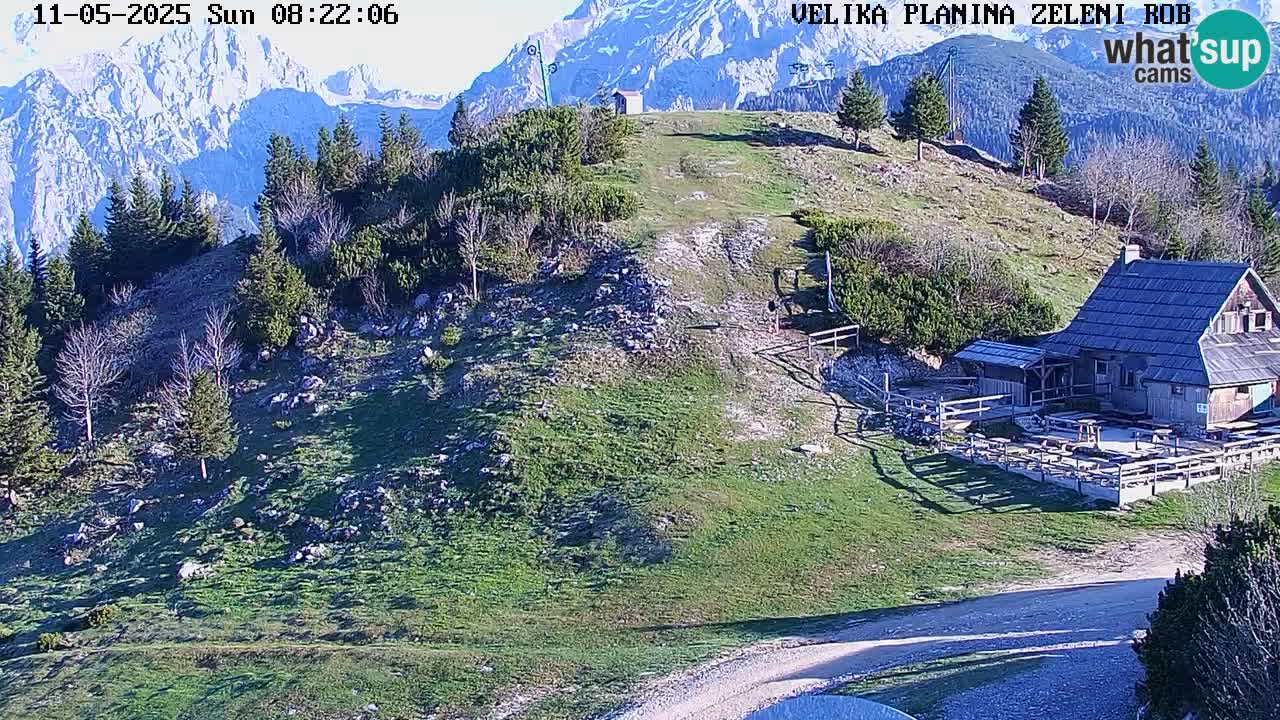 Zeleni Rob – Webcam live | Velika Planina