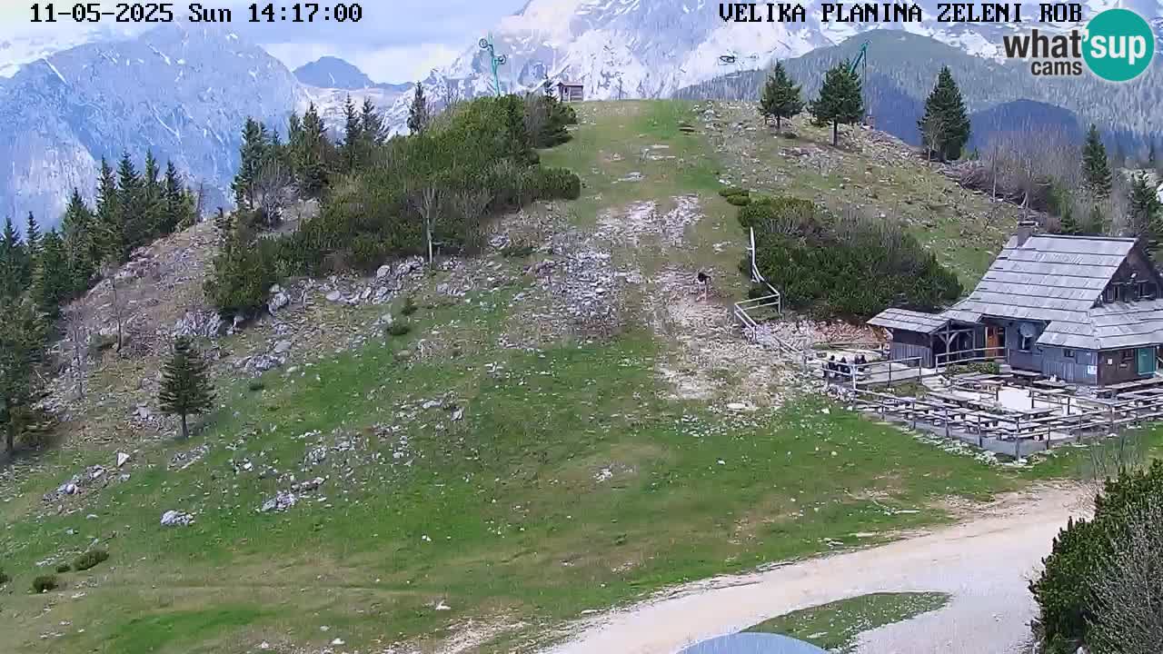 Zeleni Rob – Webcam live | Velika Planina