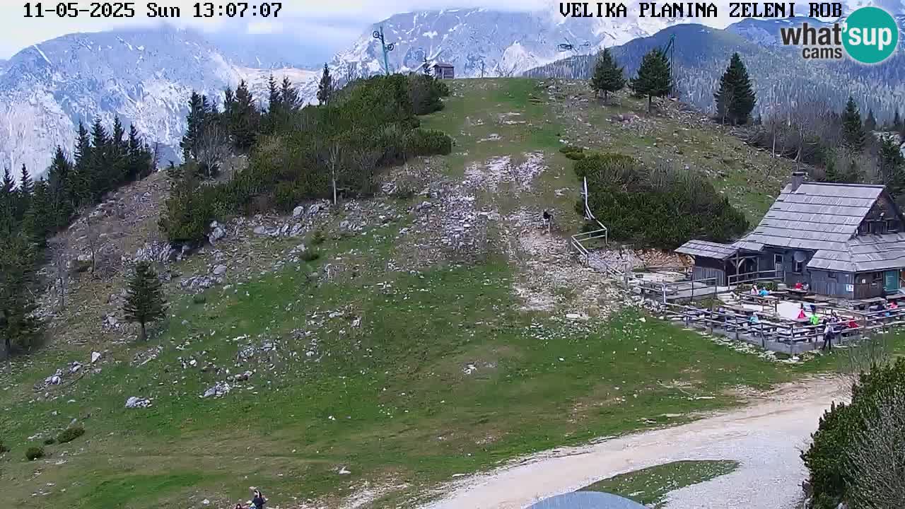 Zeleni Rob | Webcam live Velika Planina