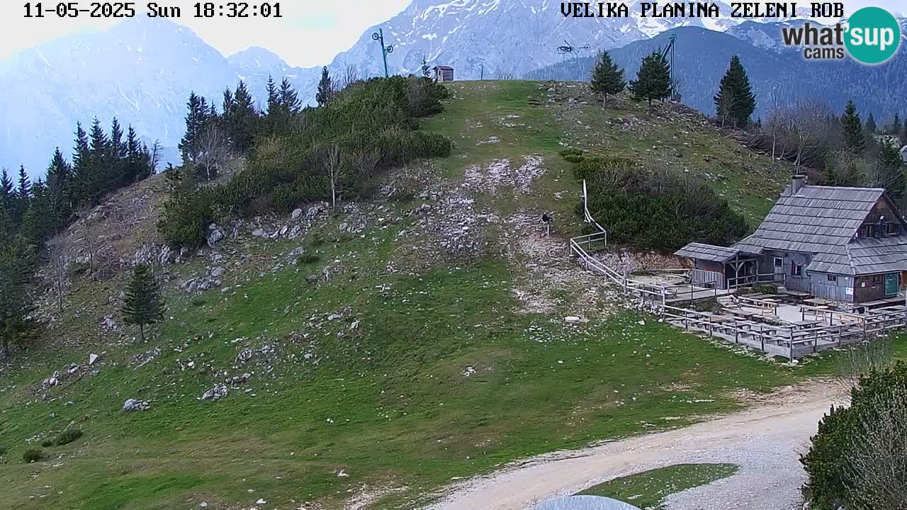 Zeleni Rob – Webcam live | Velika Planina