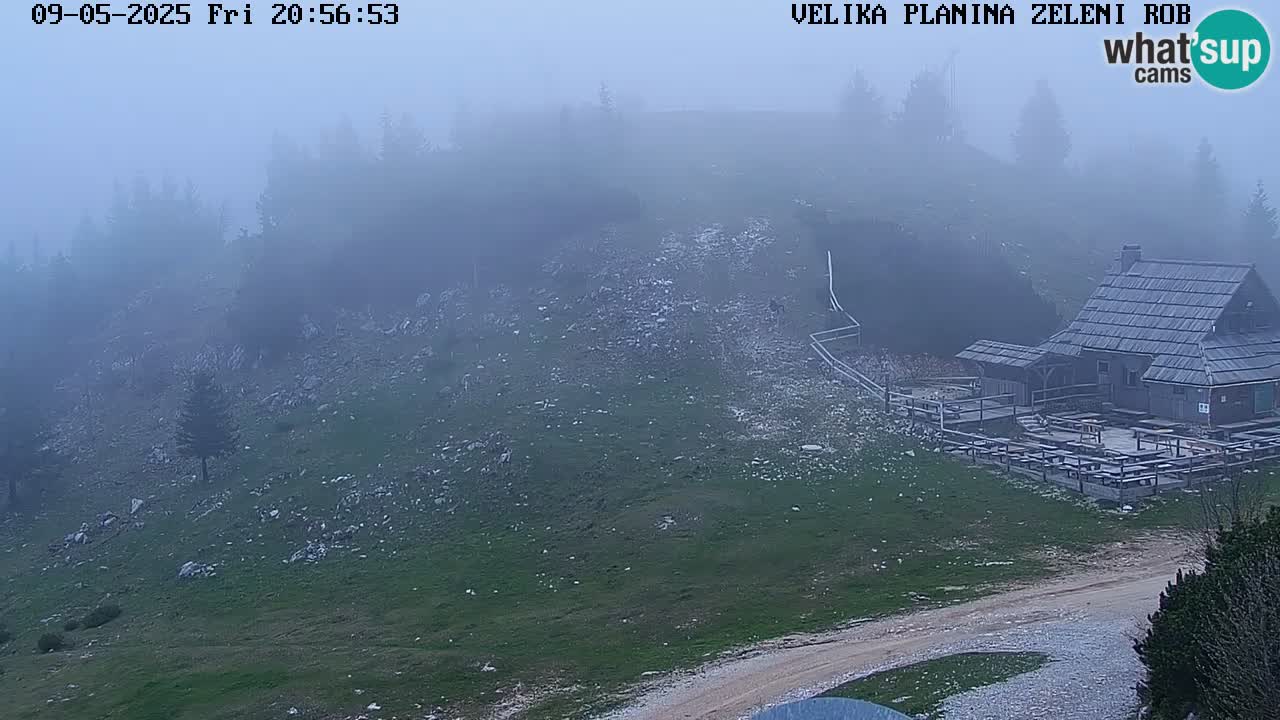 Zeleni Rob | Webcam en vivo Velika Planina
