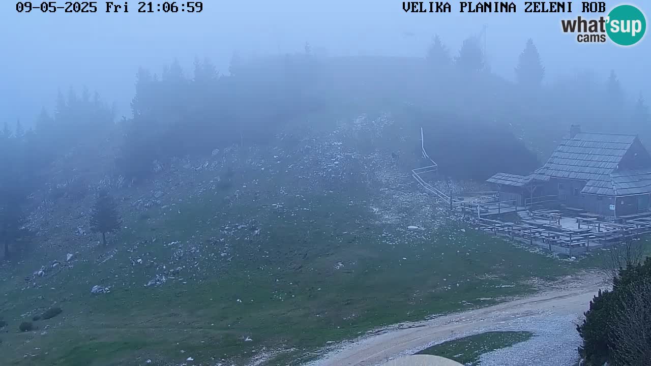 Zeleni Rob | Webcam en vivo Velika Planina