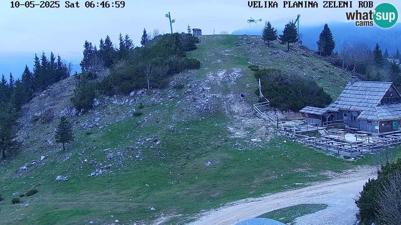 Zeleni Rob – Webcam live | Velika Planina