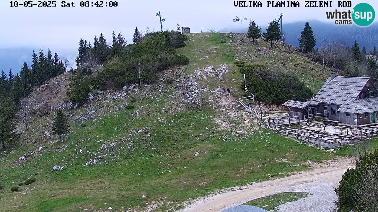 Zeleni Rob – Webcam live | Velika Planina