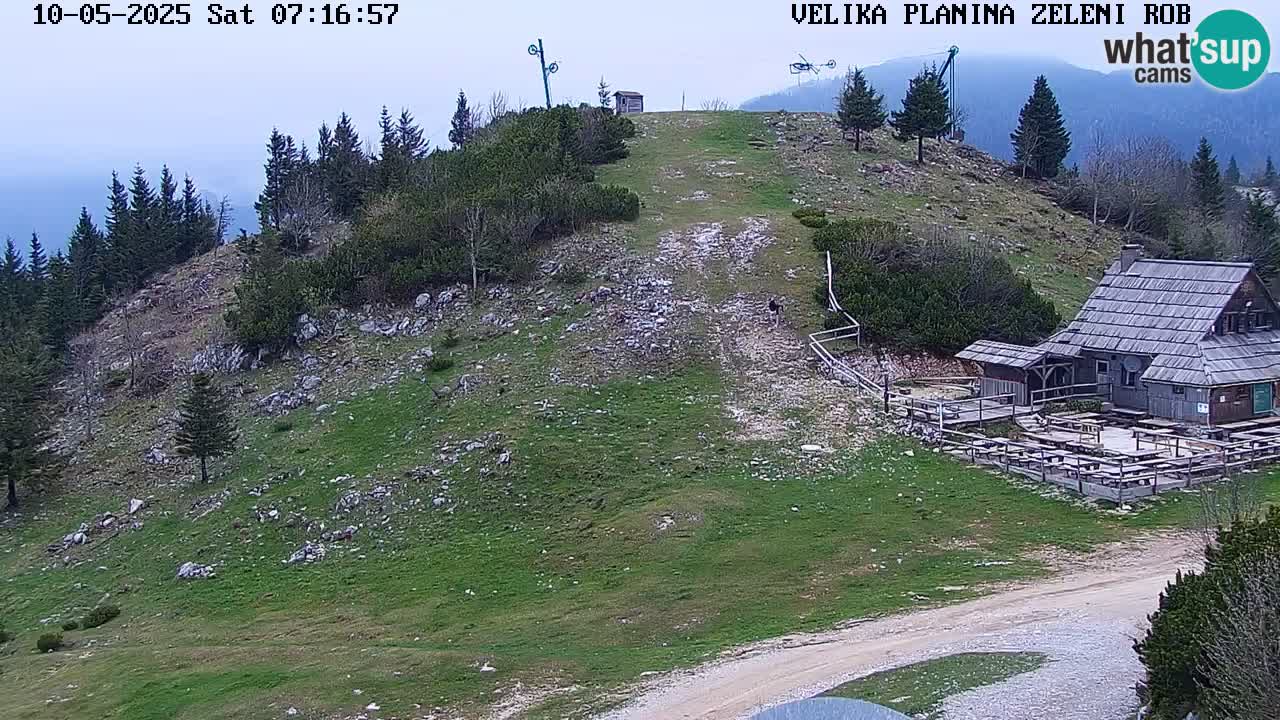 Zeleni Rob | Web kamera Velika Planina