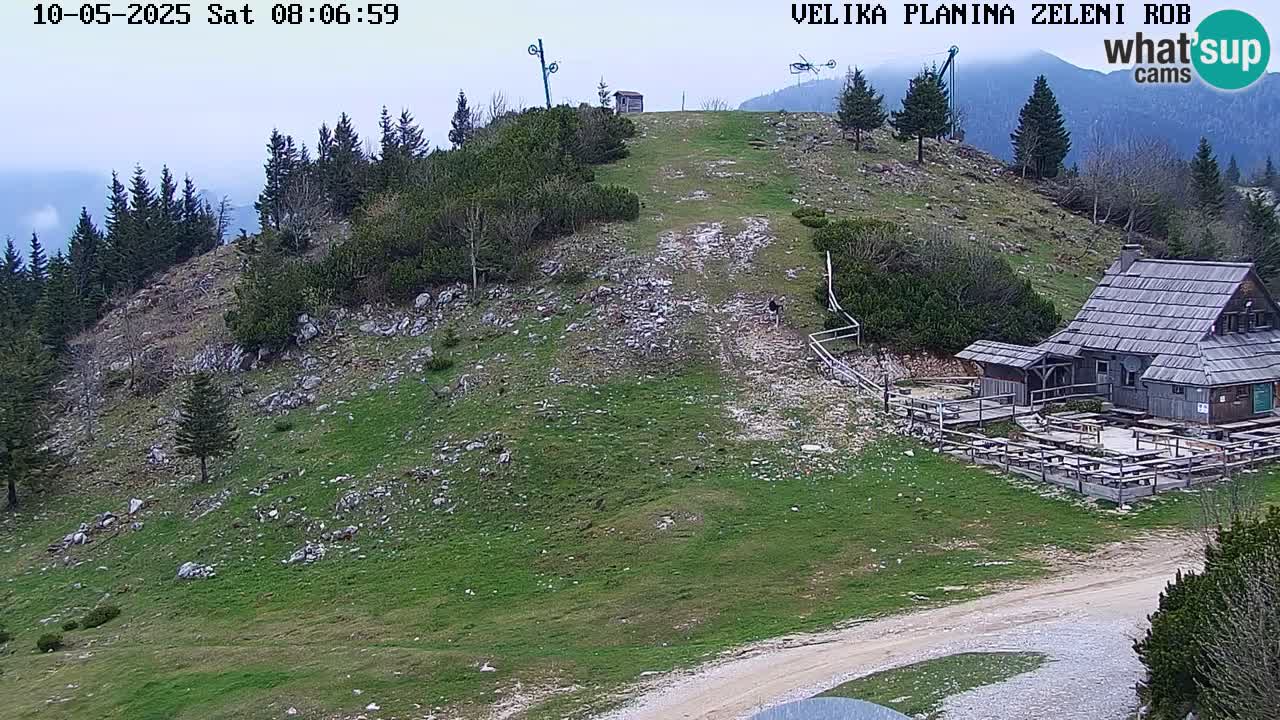 Zeleni Rob – Webcam live | Velika Planina