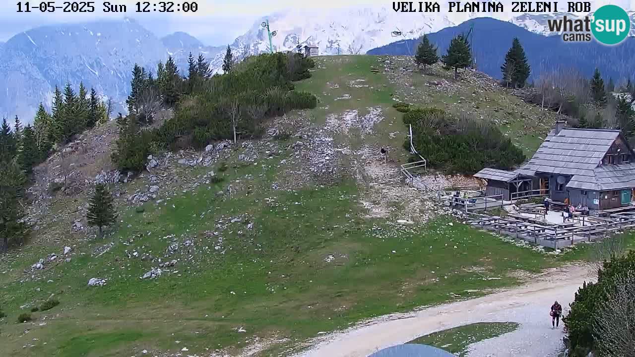 Zeleni Rob – Webcam live | Velika Planina