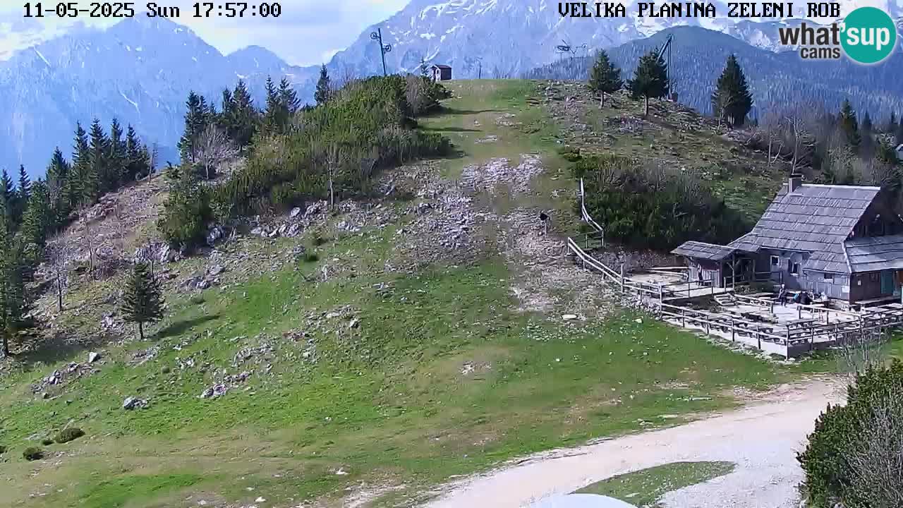 Zeleni Rob – Webcam live | Velika Planina