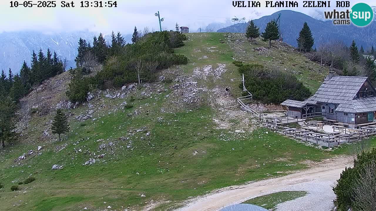 Zeleni Rob – Webcam live | Velika Planina