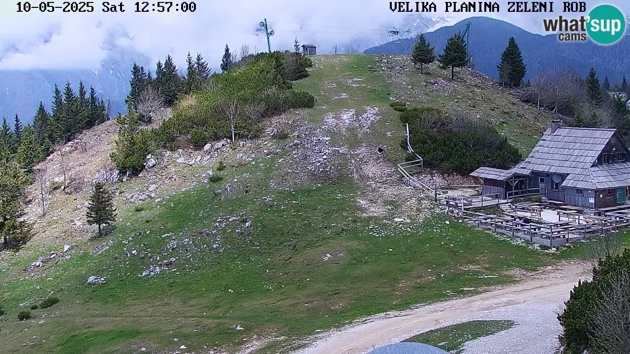 Zeleni Rob – Webcam live | Velika Planina