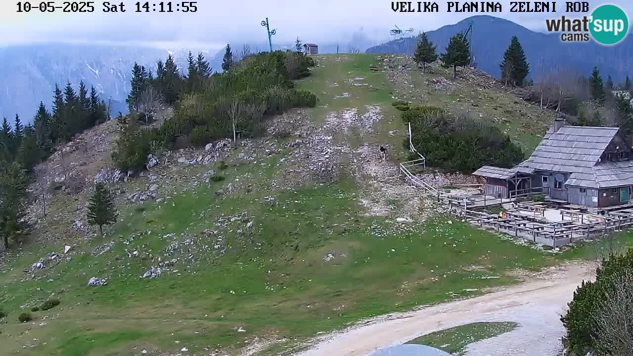Zeleni Rob – Webcam live | Velika Planina