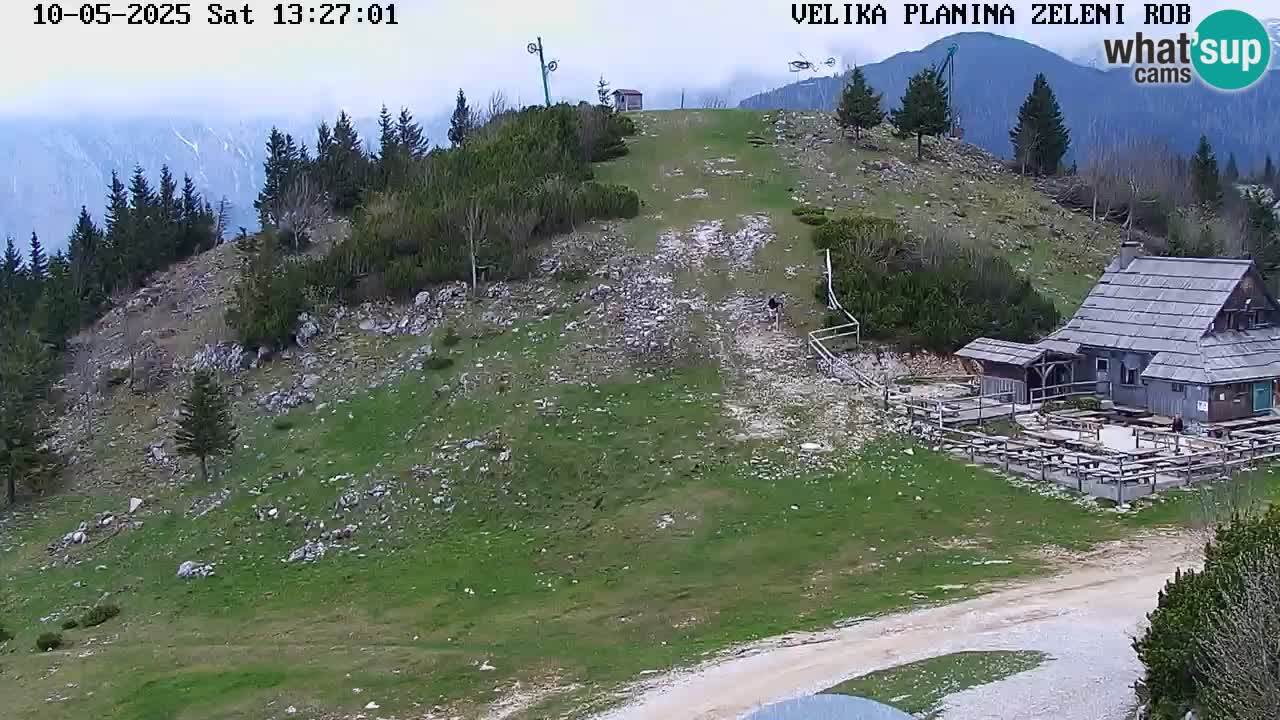 Zeleni Rob | Web kamera Velika Planina