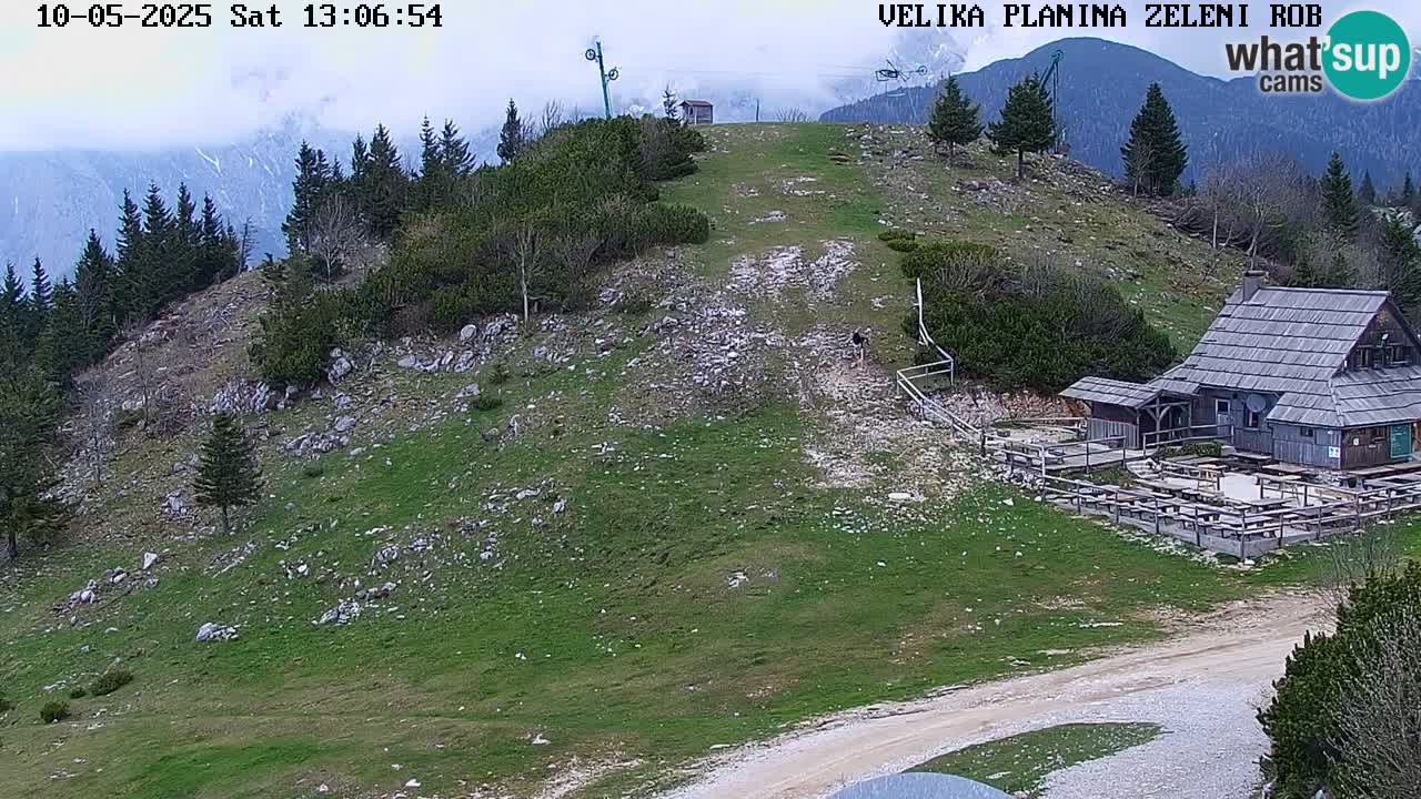 Zeleni Rob | Web kamera Velika Planina