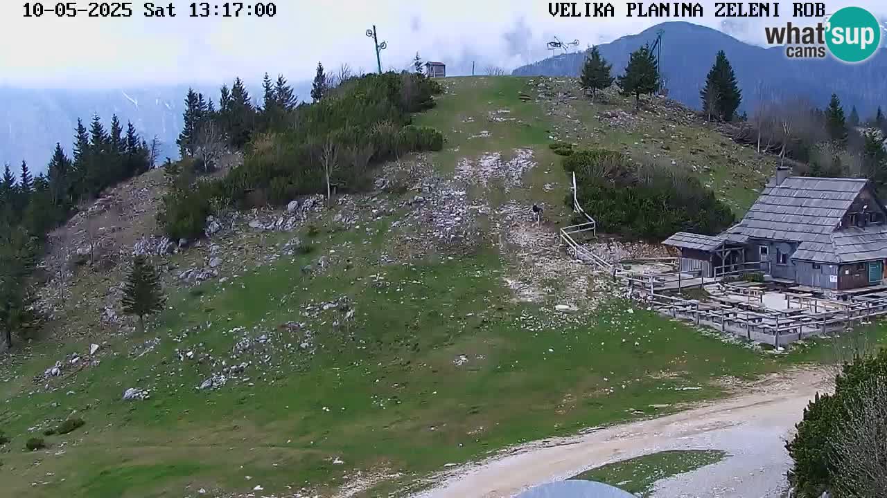 Zeleni Rob – Webcam live | Velika Planina