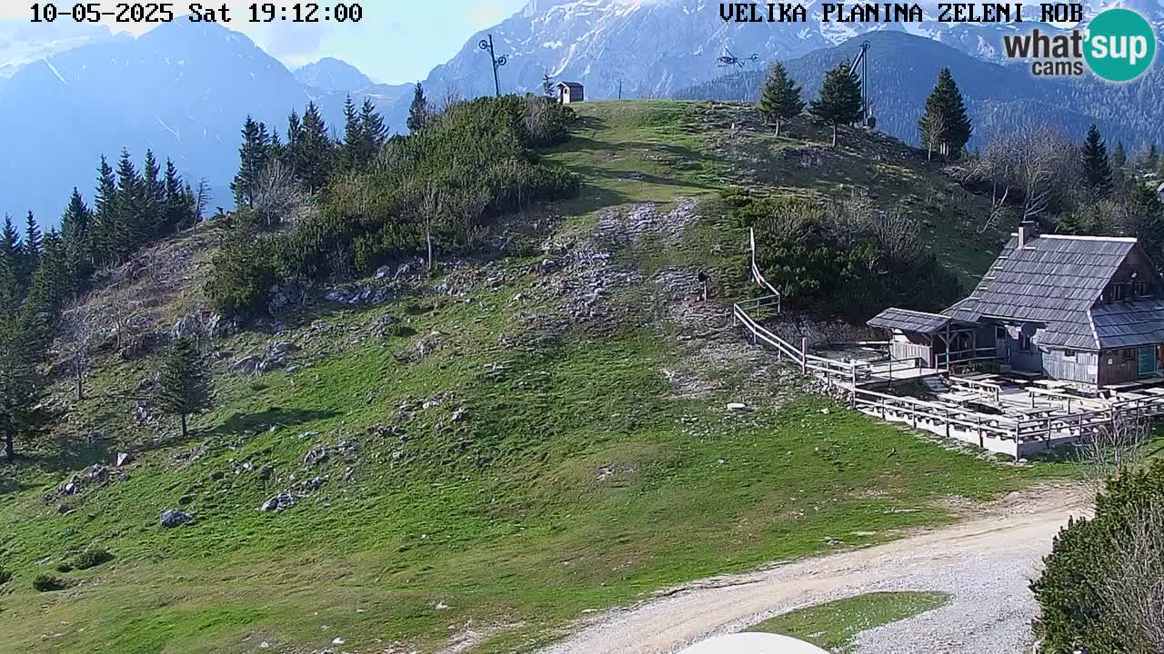 Zeleni Rob – Webcam live | Velika Planina