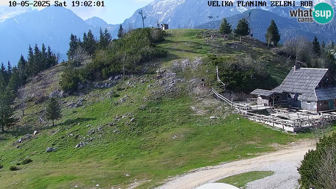 Zeleni Rob – Webcam live | Velika Planina