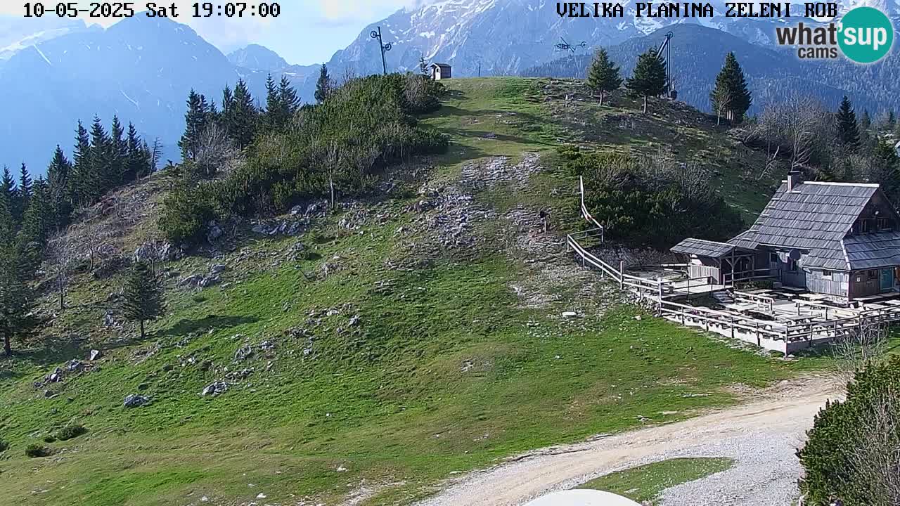 Zeleni Rob – Webcam live | Velika Planina