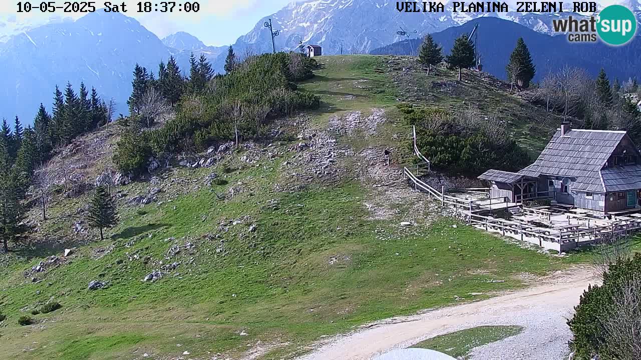 Zeleni Rob | Web kamera Velika Planina