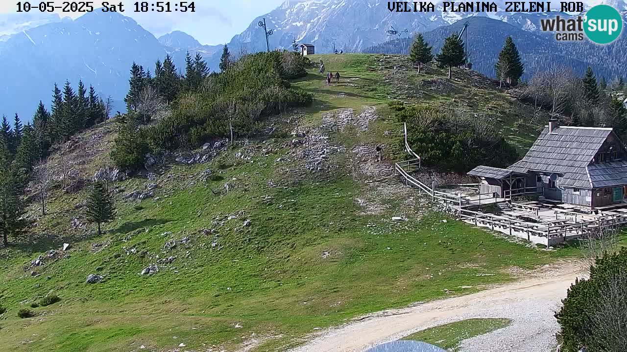 Zeleni Rob – Webcam live | Velika Planina