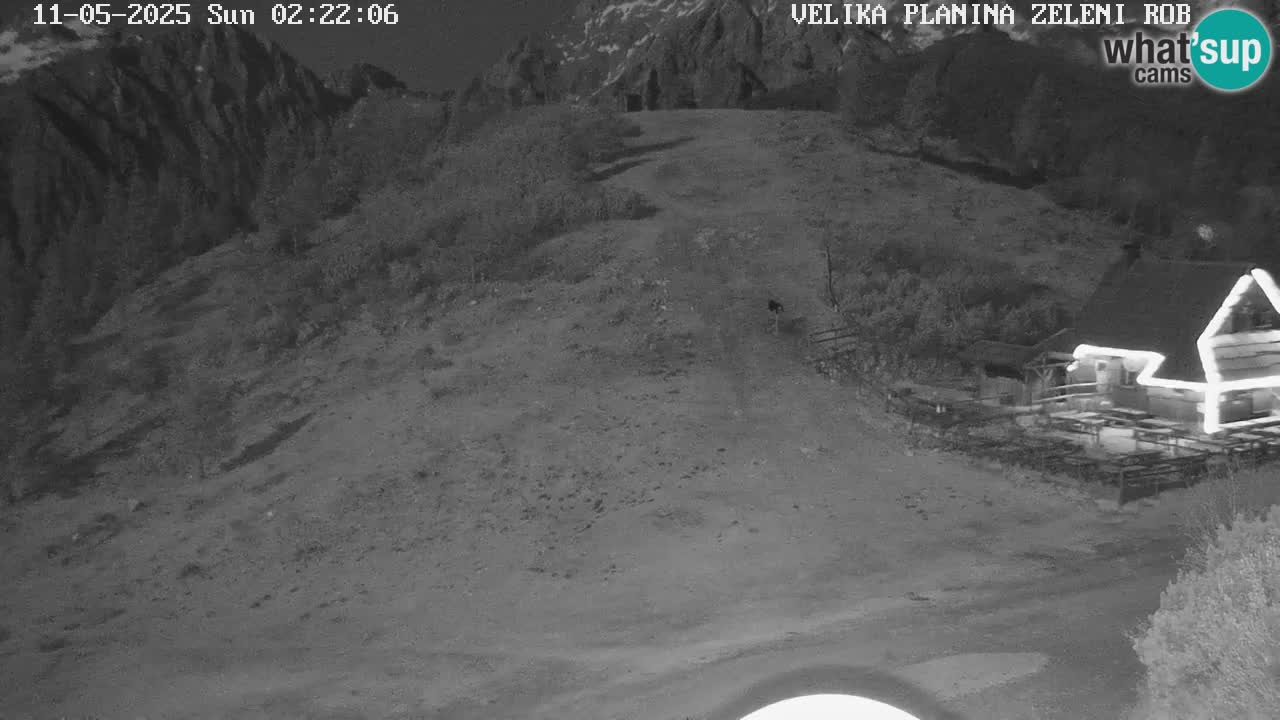 Zeleni Rob – kamera v živo | Velika Planina