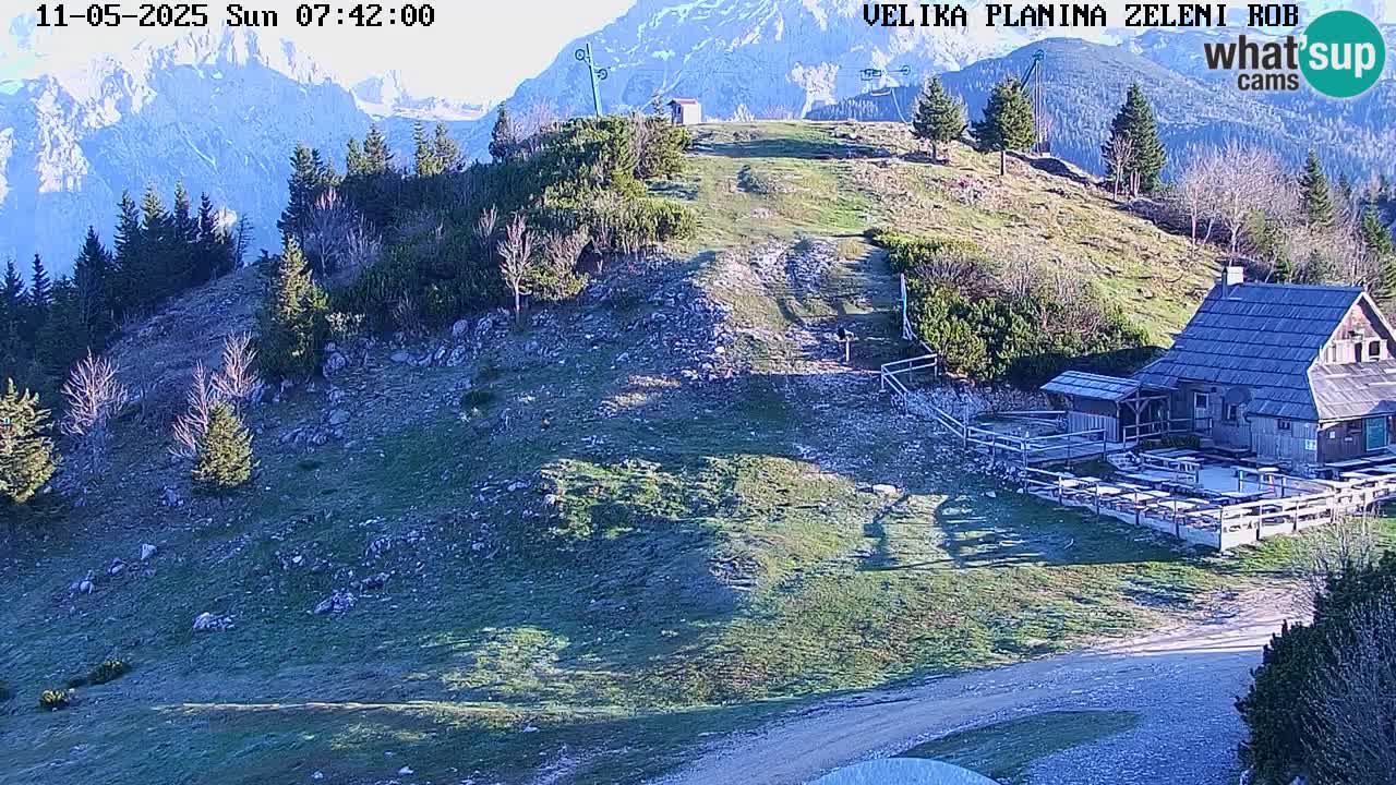 Zeleni Rob – Webcam live | Velika Planina