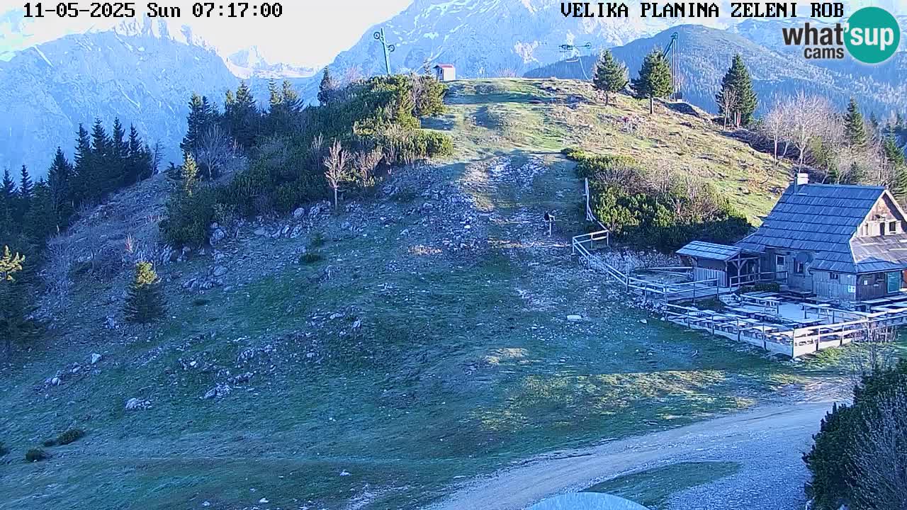Zeleni Rob – Webcam live | Velika Planina