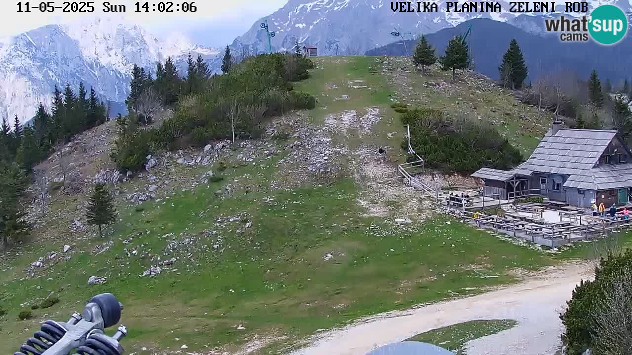 Zeleni Rob – Webcam live | Velika Planina