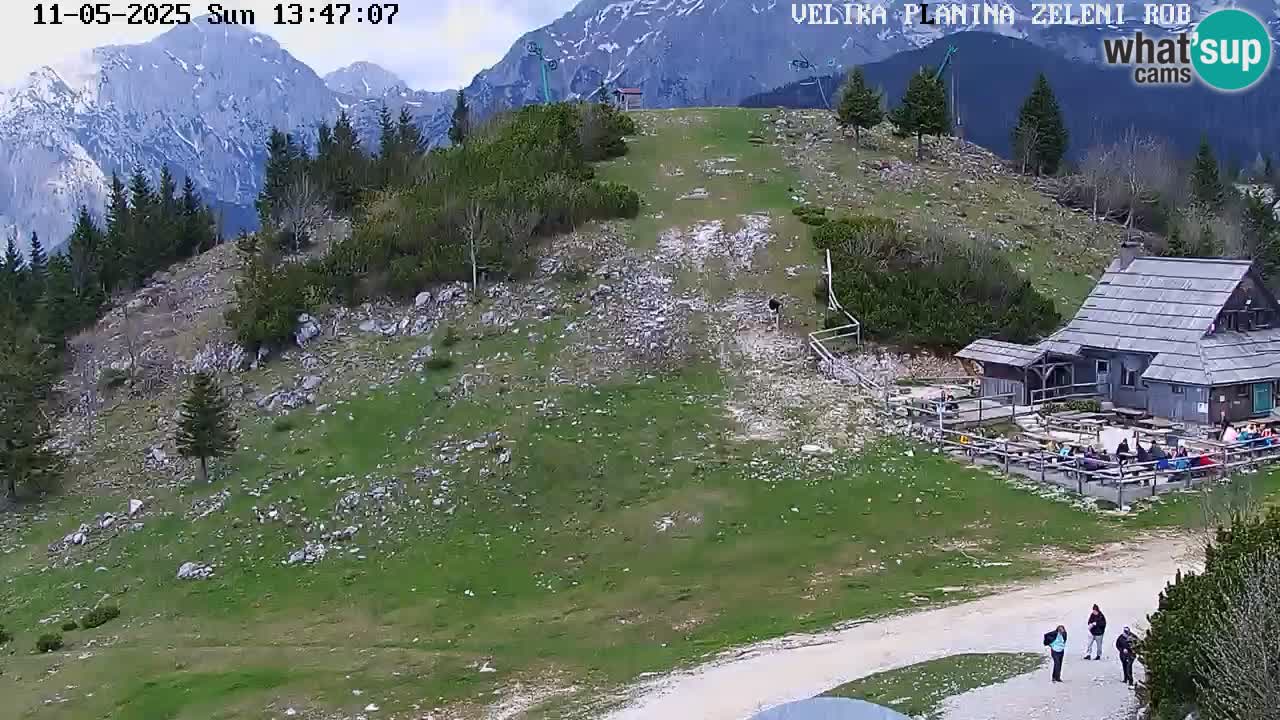 Zeleni Rob – Webcam live | Velika Planina