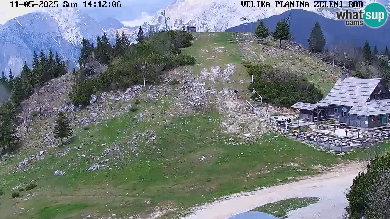 Zeleni Rob | Webcam live Velika Planina