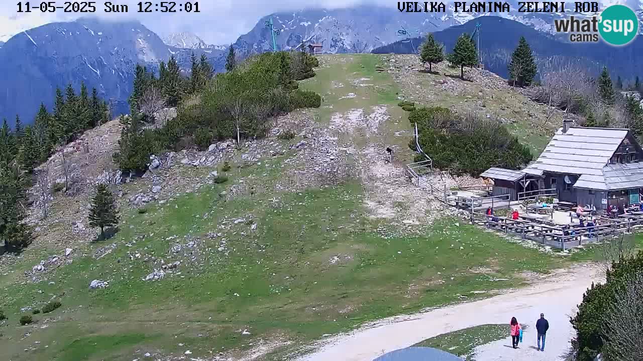 Zeleni Rob – Webcam live | Velika Planina