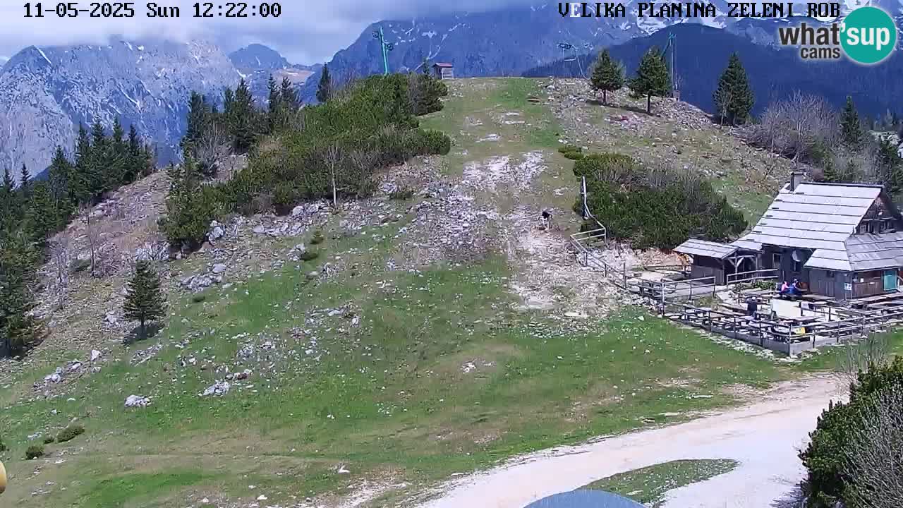 Zeleni Rob | Web kamera Velika Planina