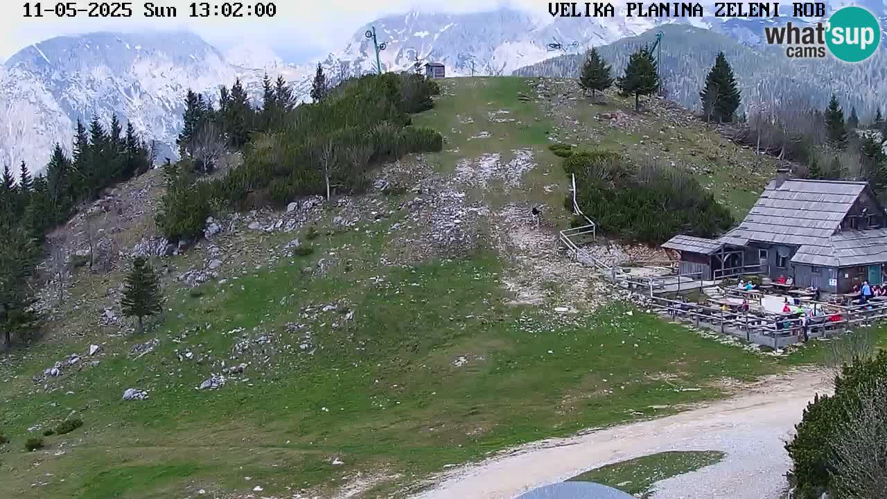 Zeleni Rob – Webcam live | Velika Planina