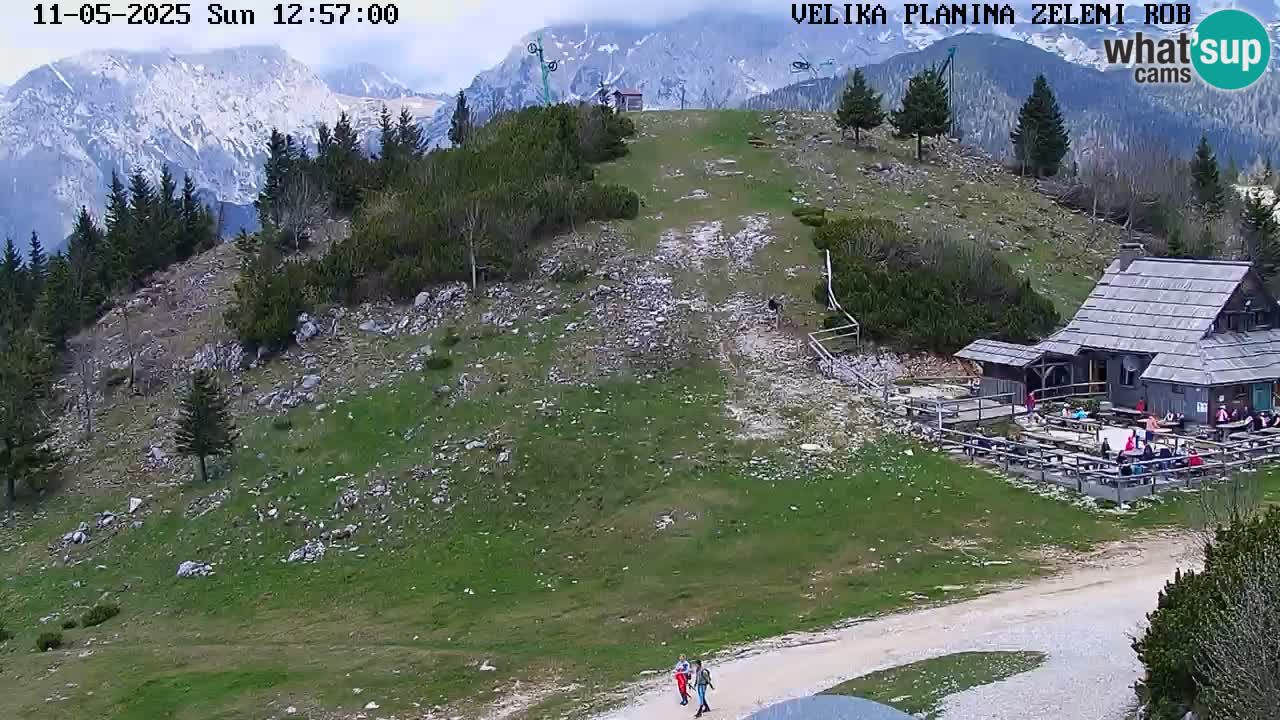 Zeleni Rob – Webcam live | Velika Planina