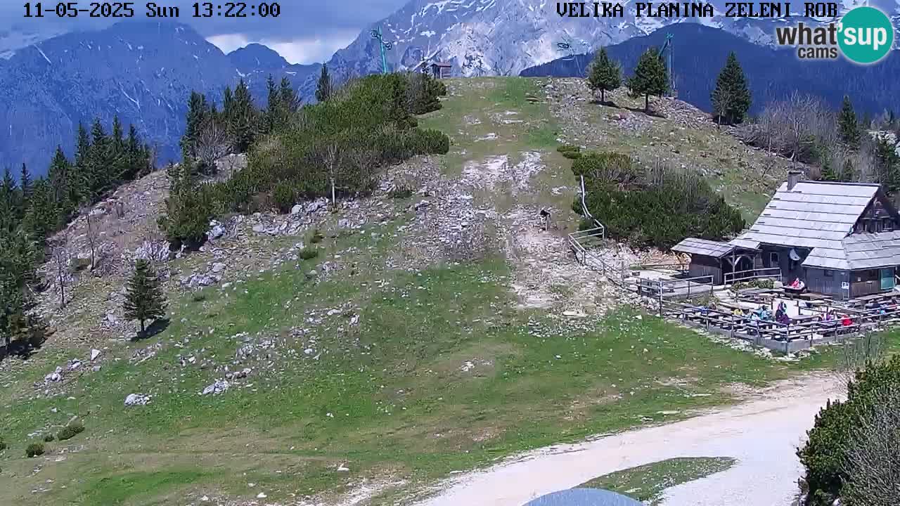Zeleni Rob – Webcam live | Velika Planina
