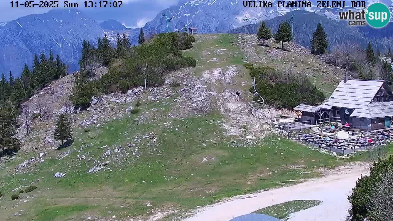 Zeleni Rob | Web kamera Velika Planina