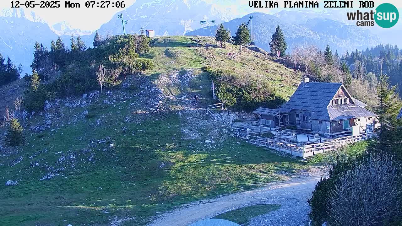 Zeleni Rob – Webcam live | Velika Planina
