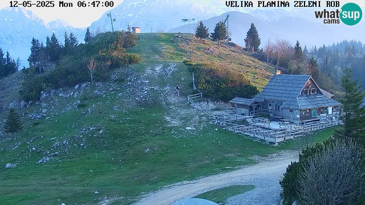 Zeleni Rob – Webcam live | Velika Planina