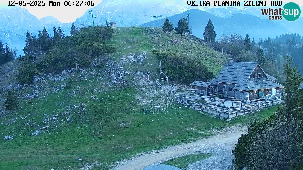 Zeleni Rob | Webcam live Velika Planina