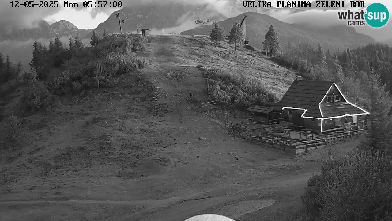 Zeleni Rob | Web kamera Velika Planina