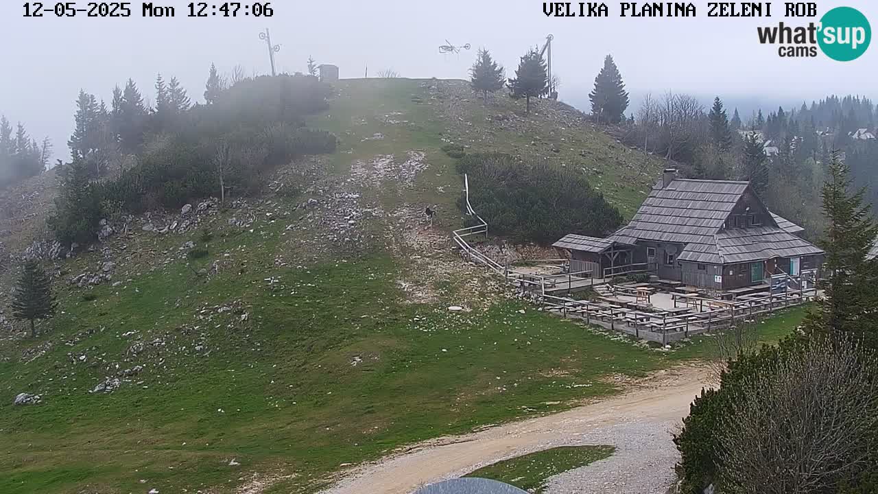 Zeleni Rob | Webcam live Velika Planina