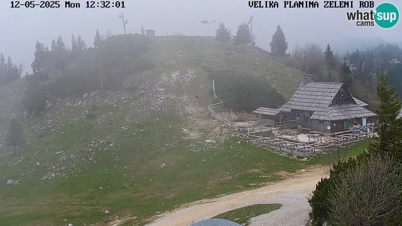 Zeleni Rob | Webcam en vivo Velika Planina