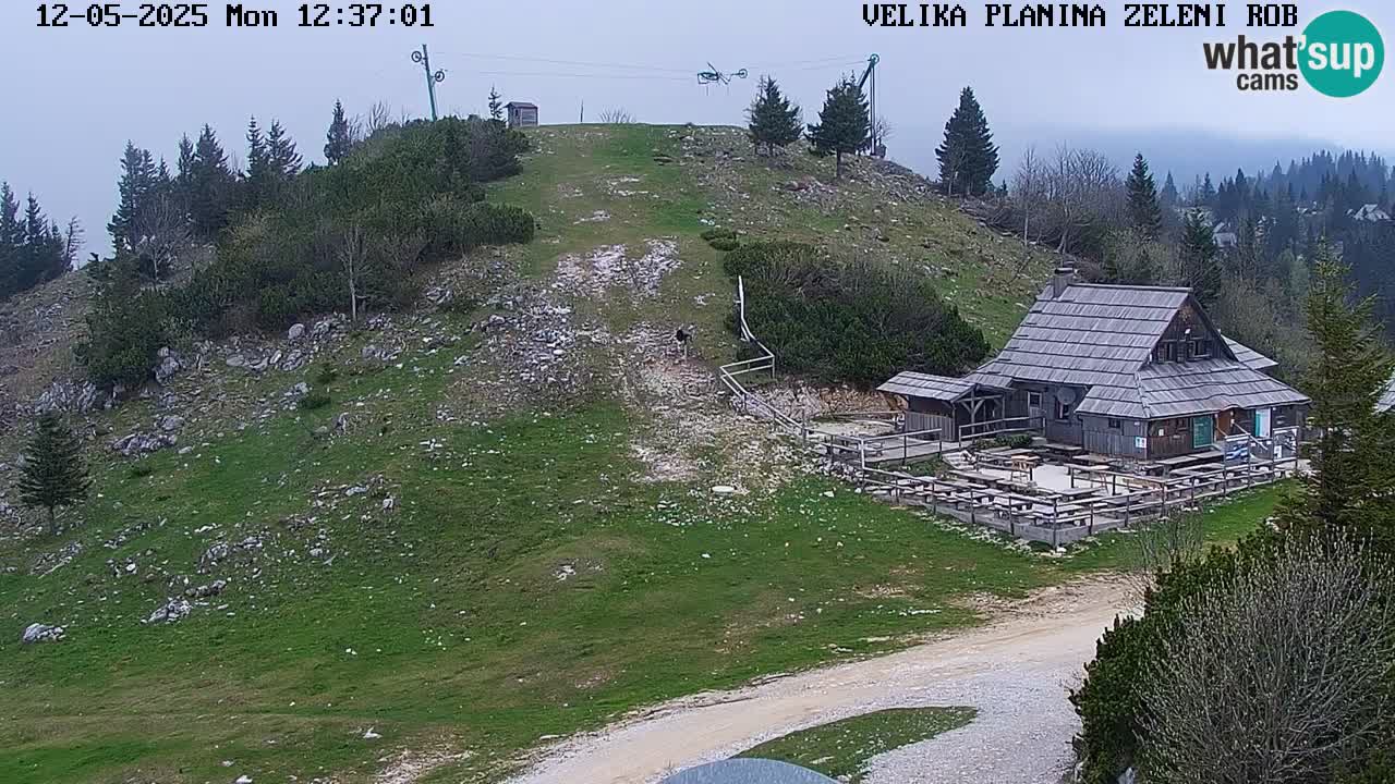 Zeleni Rob – Webcam live | Velika Planina