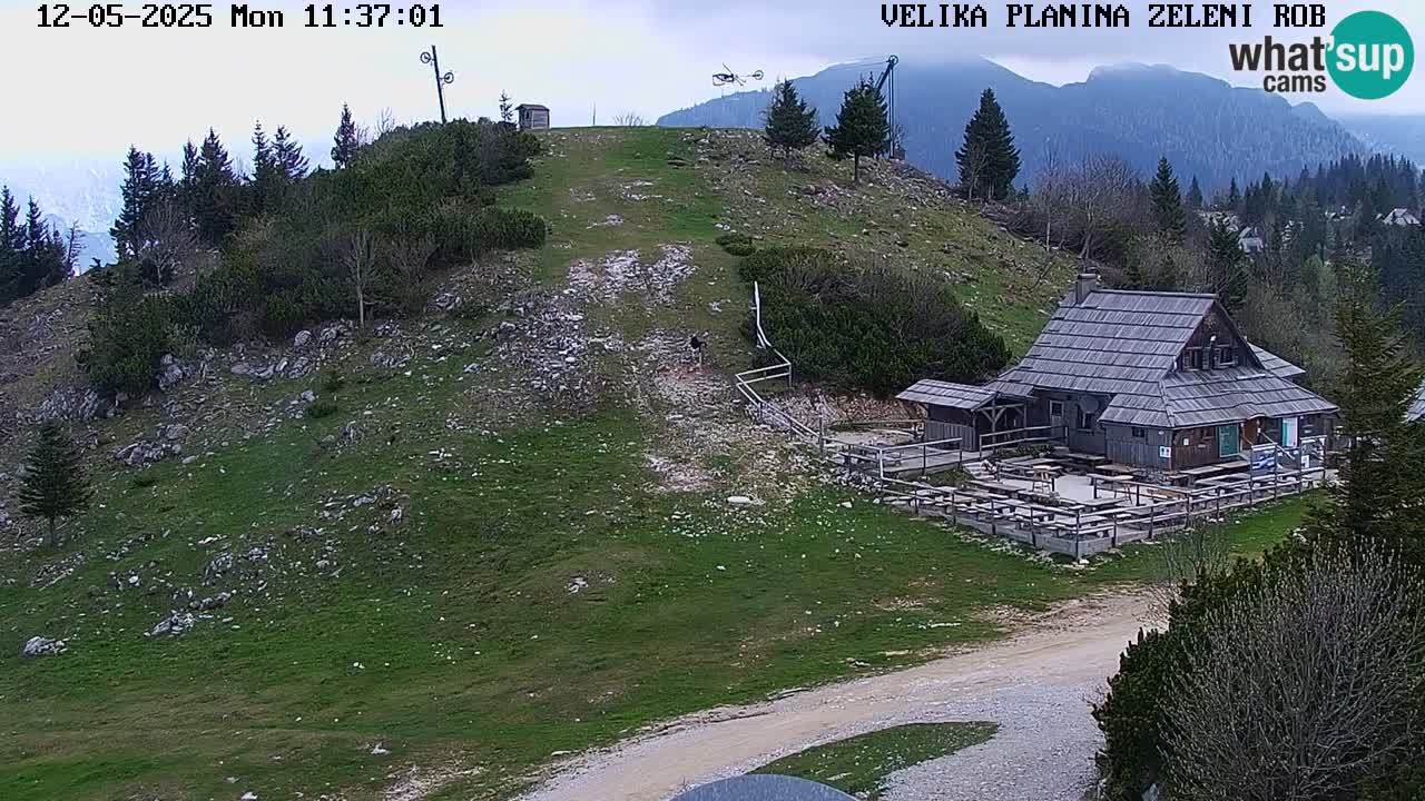 Zeleni Rob – Webcam live | Velika Planina