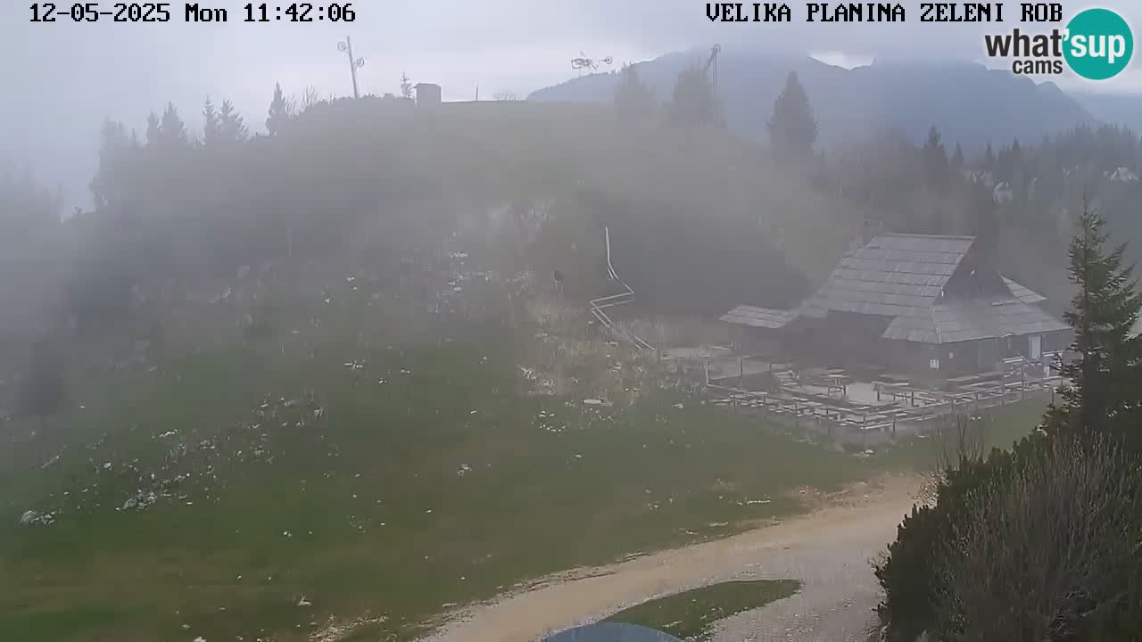 Zeleni Rob – Webcam live | Velika Planina