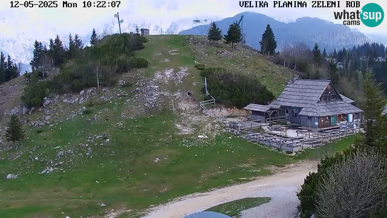 Zeleni Rob | Web kamera Velika Planina