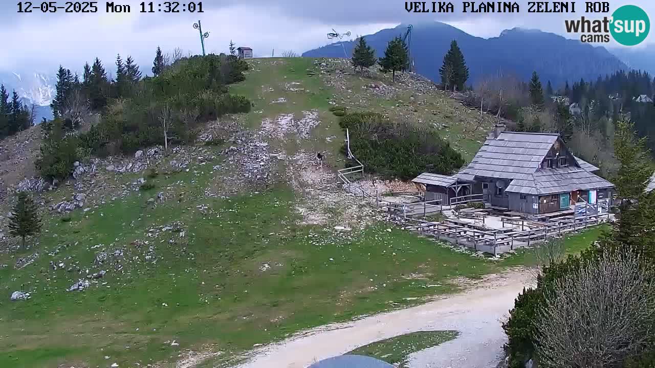 Zeleni Rob | Webcam live Velika Planina