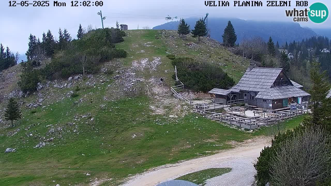 Zeleni Rob | Web kamera Velika Planina
