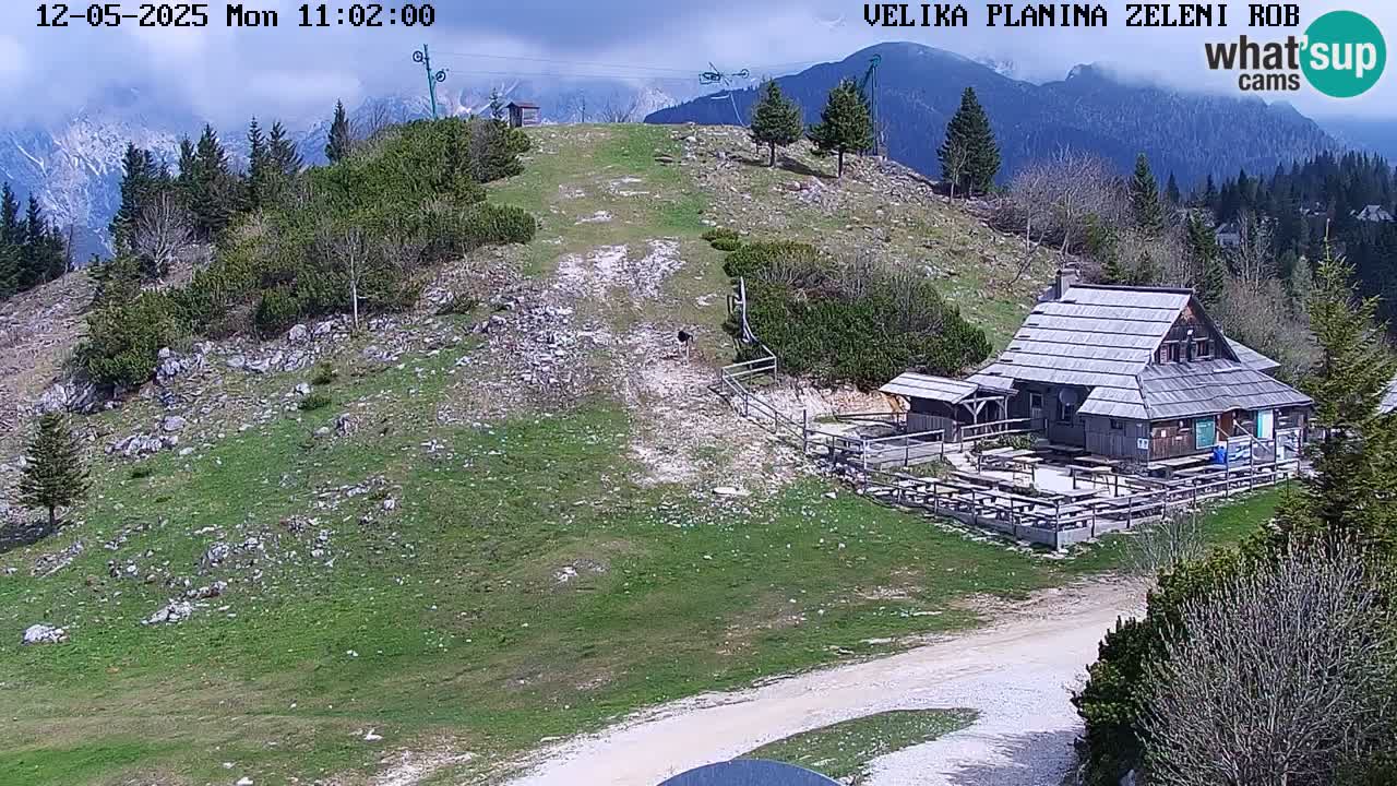 Zeleni Rob – Webcam live | Velika Planina